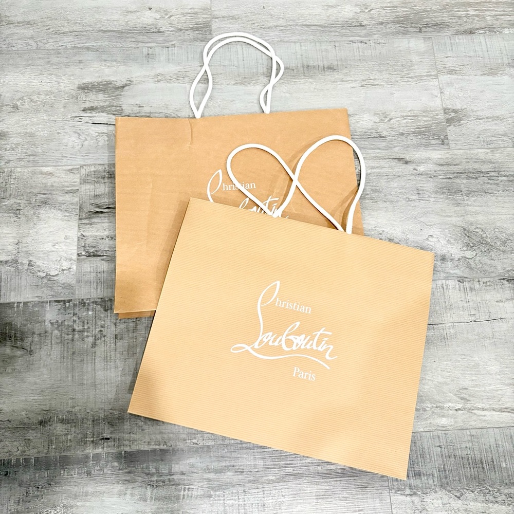 Christian Louboutin Shopping Paper Bags - set of 2